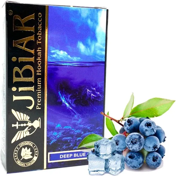 Jibiar Hookah Tobacco - Deep Blue 50 gr