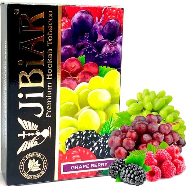 Jibiar Hookah Tobacco - Grape Berry 50 gr
