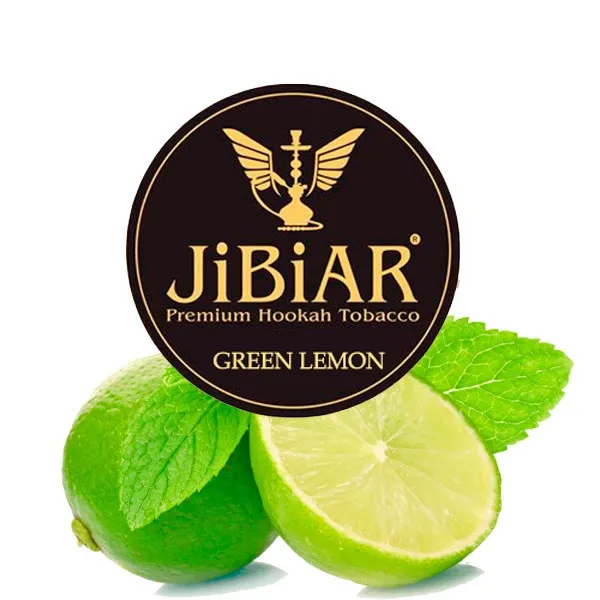 Jibiar Hookah Tobacco - Green Lemon 250 gr