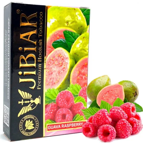 Jibiar Hookah Tobacco - Guava Raspberry 50 gr