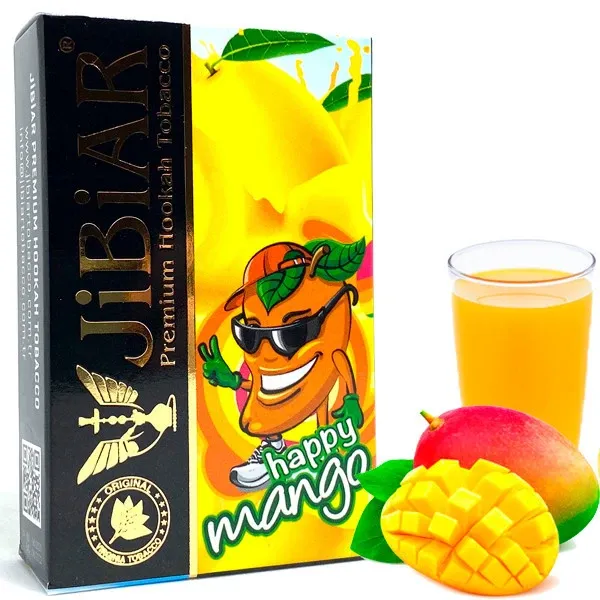 Jibiar Hookah Tobacco - Happy Mango 50 gr