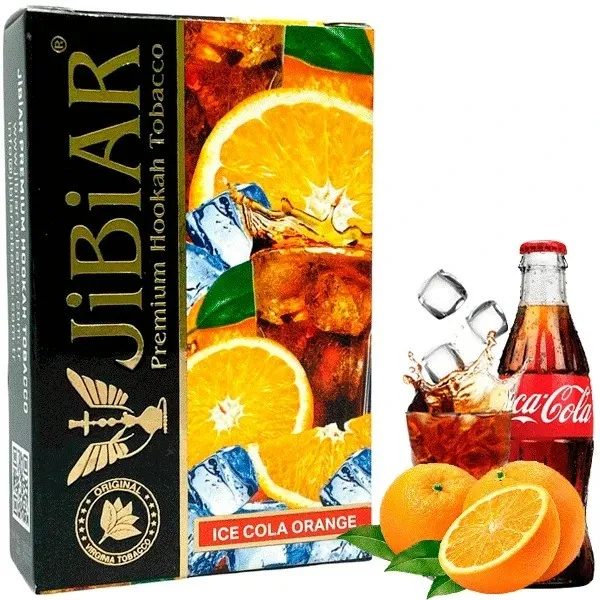 Jibiar Hookah Tobacco - Ice Cola Orange 50 gr
