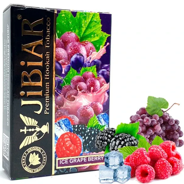 Jibiar Hookah Tobacco - Ice Grape Berry 50 gr