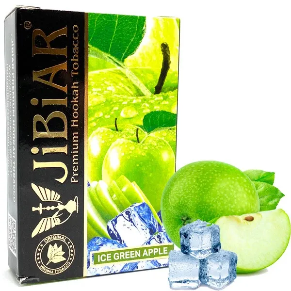 Jibiar Hookah Tobacco - Ice Green Apple 50 gr