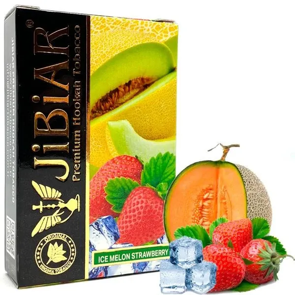 Jibiar Hookah Tobacco - Ice Melon Strawberry 50 gr