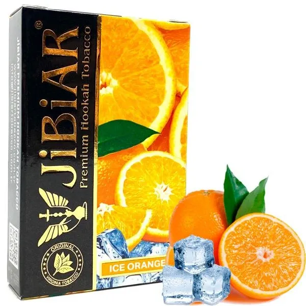 Jibiar Hookah Tobacco - Ice Orange 50 gr