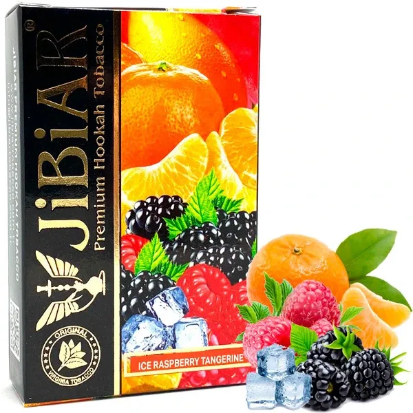 Jibiar Hookah Tobacco - Ice Raspberry Tangerine 50 gr