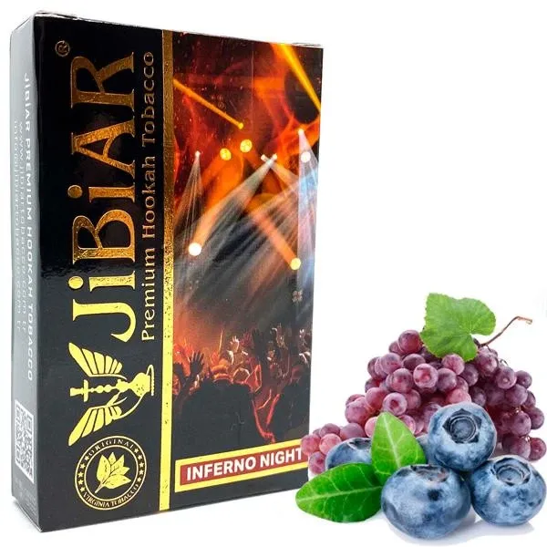 Jibiar Hookah Tobacco - Inferno Night 50 gr Jibiar Hookah Tobacco - Inferno Night 50 gr
