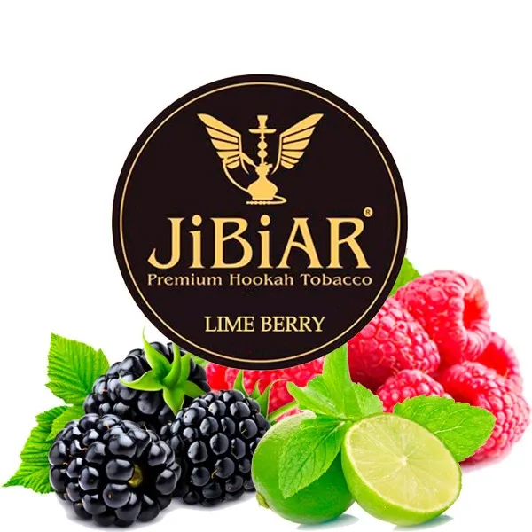 Jibiar Hookah Tobacco - Lime Berry 250 gr
