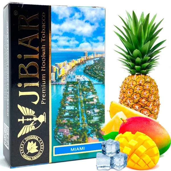 Jibiar Hookah Tobacco - Miami 50 gr