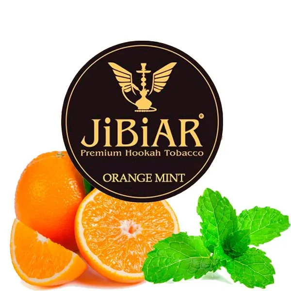 Jibiar Hookah Tobacco - Orange Mint 250 gr