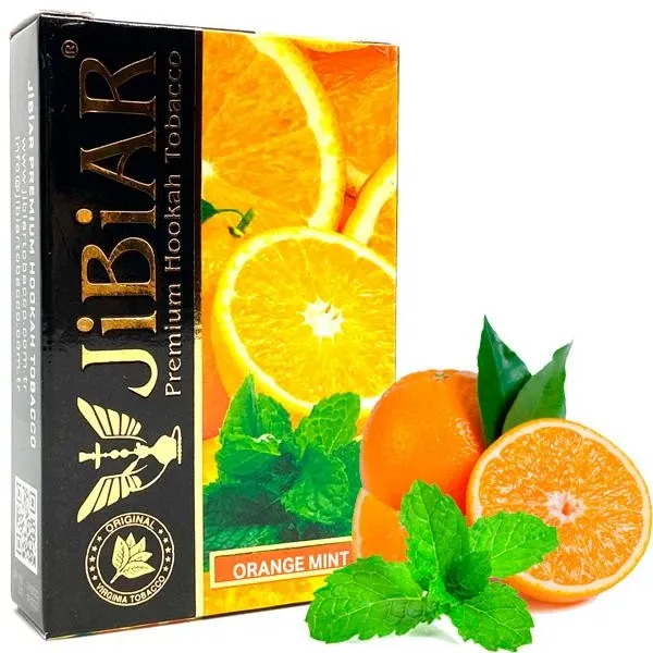 Jibiar Hookah Tobacco - Orange Mint 50 gr