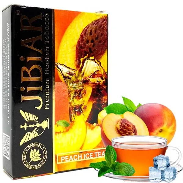 Jibiar Hookah Tobacco - Peach Ice Tea 50 gr