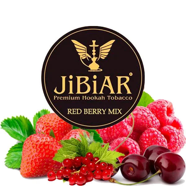 Jibiar Hookah Tobacco - Red Berry Mix 250 gr