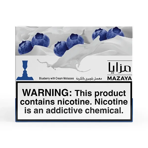 Mazaya Hookah Tobacco - Blueberry with Cream 250 gr