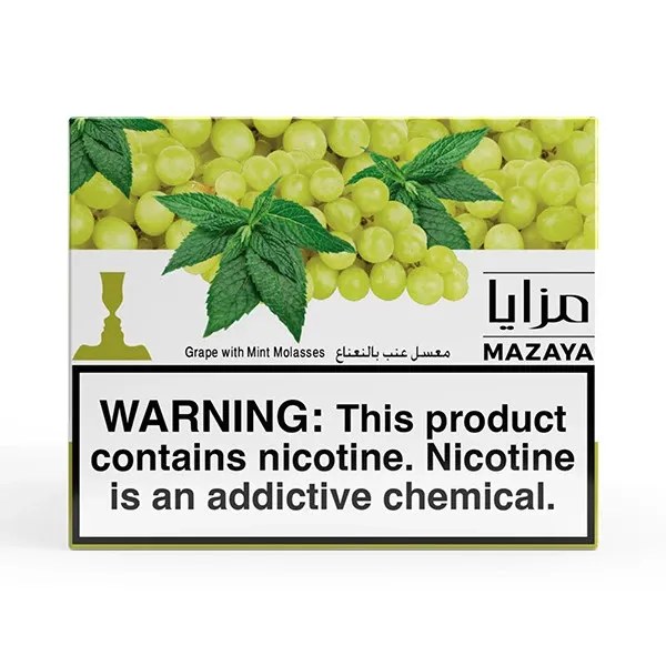 Mazaya Hookah Tobacco - Grape with Mint 250 gr