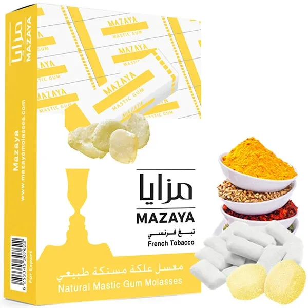Mazaya Hookah Tobacco - Natural Mastic Gum 50 gr
