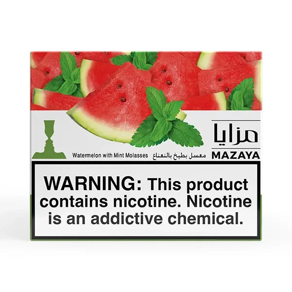 Mazaya Hookah Tobacco - Watermelon with Mint 250 gr Mazaya Hookah Tobacco - Watermelon with Mint 250 gr