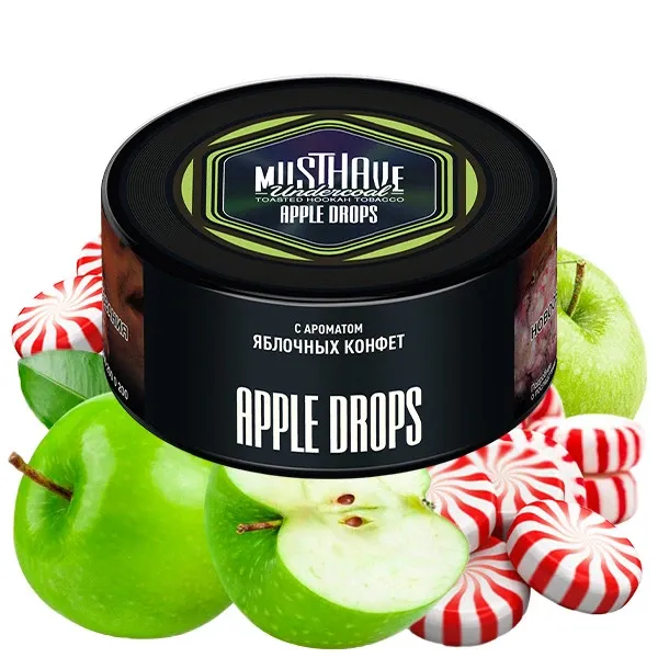 Must Have Hookah Tobacco - Apple Drops (Lollipop & Apple) 125 gr