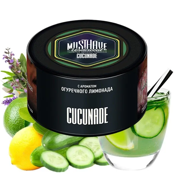 Must Have Hookah Tobacco - Cucunade (Forest Herbs, Lime, Lemon & Cucumber )250 gr