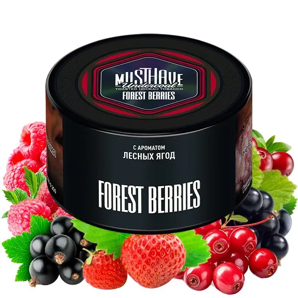 Must Have Hookah Tobacco - Forest Berries (Black Currant, Wild Strawberry & Raspberry) 250 gr Must Have Hookah Tobacco - Forest Berries (Black Currant, Wild Strawberry & Raspberry) 250 gr