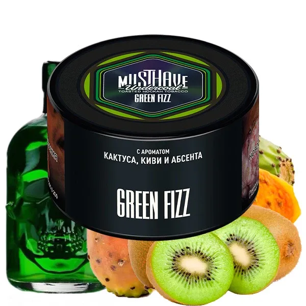 Must Have Hookah Tobacco - Green Fizz (Cactus, Absinthe & Kiwi) 250 gr