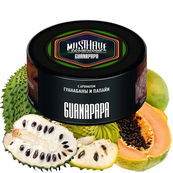 Must Have Hookah Tobacco - Guanapapa (Guanabana & Papaya) 125 gr