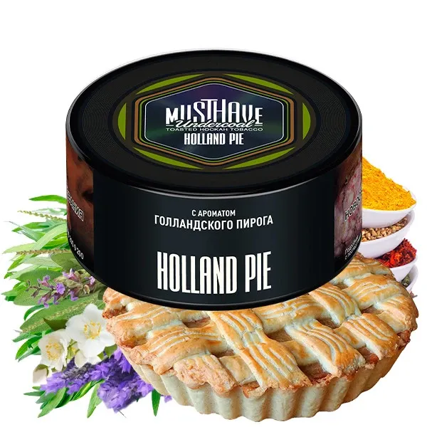 Must Have Hookah Tobacco - Holland Pie (Cake, Pie, Forest Herbs & Spices) 125 gr