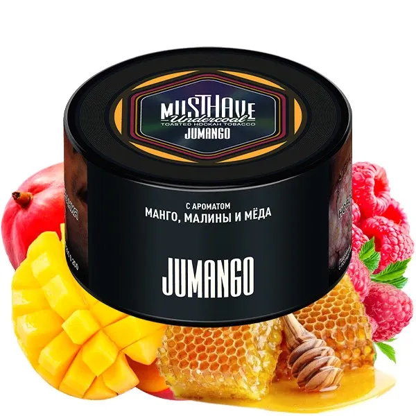 Must Have Hookah Tobacco - Jumango (Honey, Mango & Raspberry) 250 gr Must Have Hookah Tobacco - Jumango (Honey, Mango & Raspberry) 250 gr