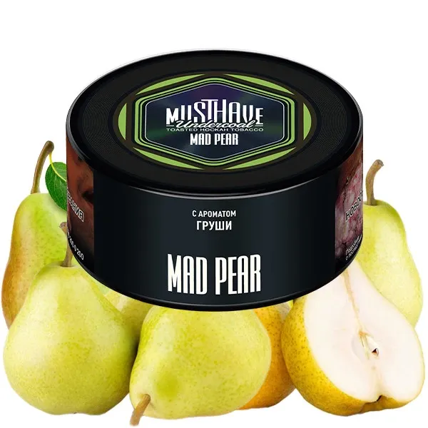 Must Have Hookah Tobacco - Mad Pear 125 gr Must Have Hookah Tobacco - Mad Pear 125 gr