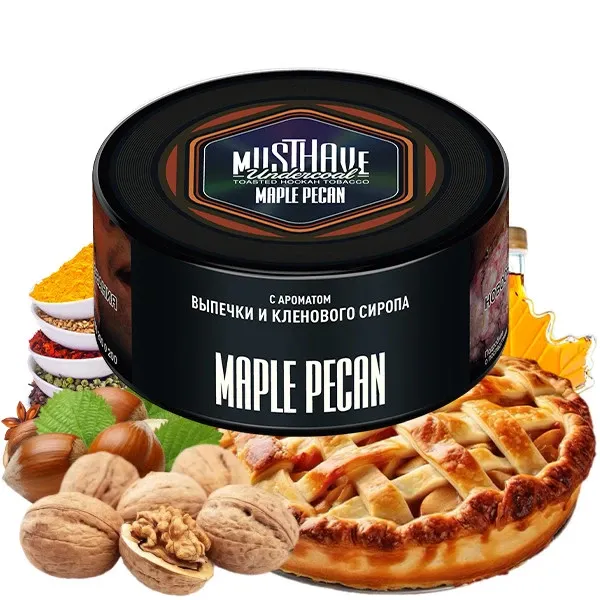 Must Have Hookah Tobacco - Maple Pecan (Spices, Nuts, Pie & Maple Syrup) 125 gr