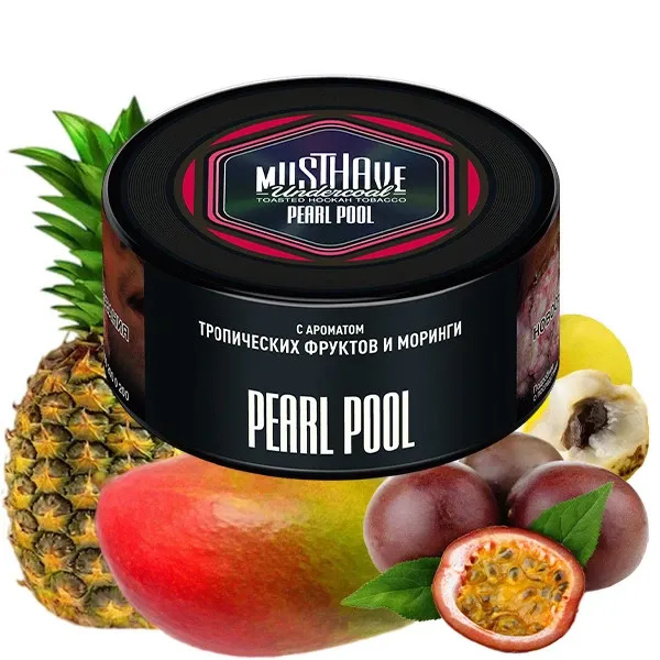 Must Have Hookah Tobacco - Pearl Pool (Passionfruit, Marula, Mango & Pineapple) 125 gr Must Have Hookah Tobacco - Pearl Pool (Passionfruit, Marula, Mango & Pineapple) 125 gr