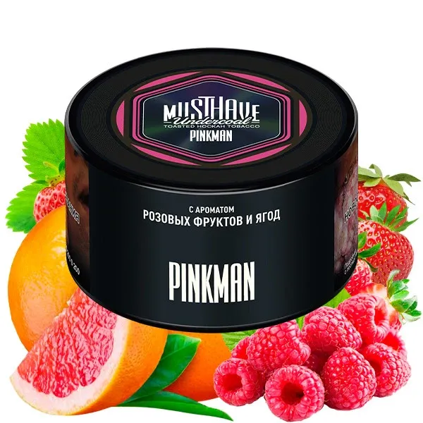 Must Have Hookah Tobacco - Pinkman (Grapefruit, Strawberry, Raspberry & Wild Strawberry) 250 gr