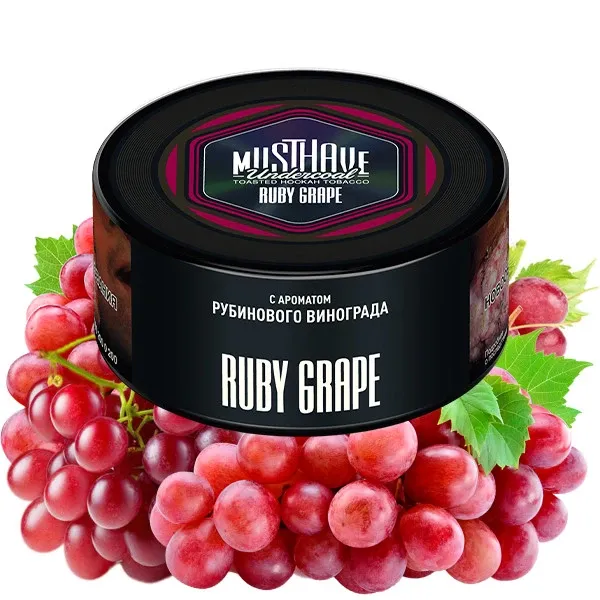 Must Have Hookah Tobacco - Ruby Grape 125 gr