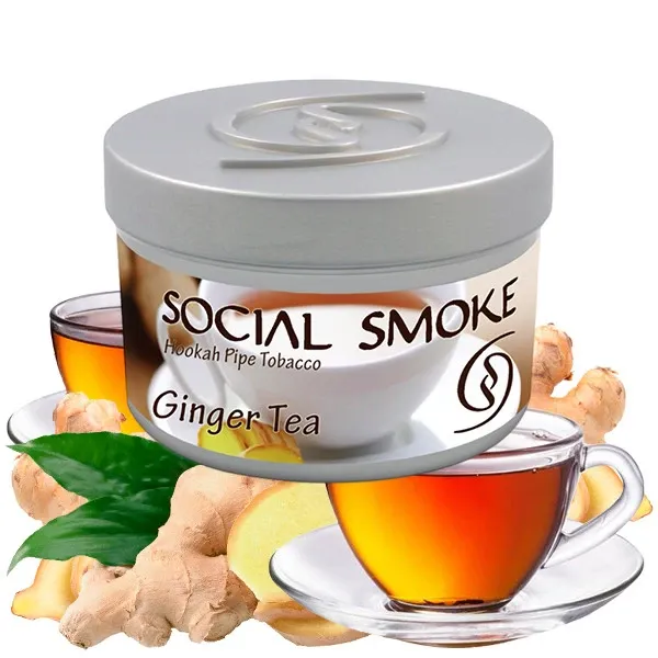 Social Smoke Hookah Tobacco - Ginger Tea 100 gr