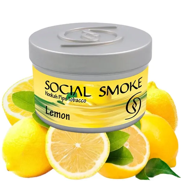 Social Smoke Hookah Tobacco - Lemon 250 gr