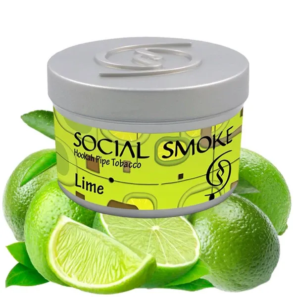 Social Smoke Hookah Tobacco - Lime 250 gr