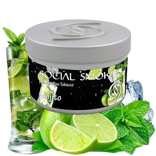 Social Smoke Hookah Tobacco - Mojito 250 gr