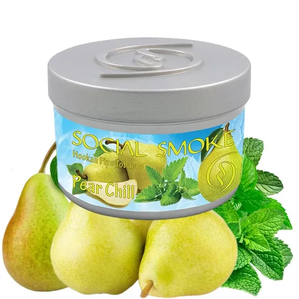 Social Smoke Hookah Tobacco - Pear Chill 250 gr
