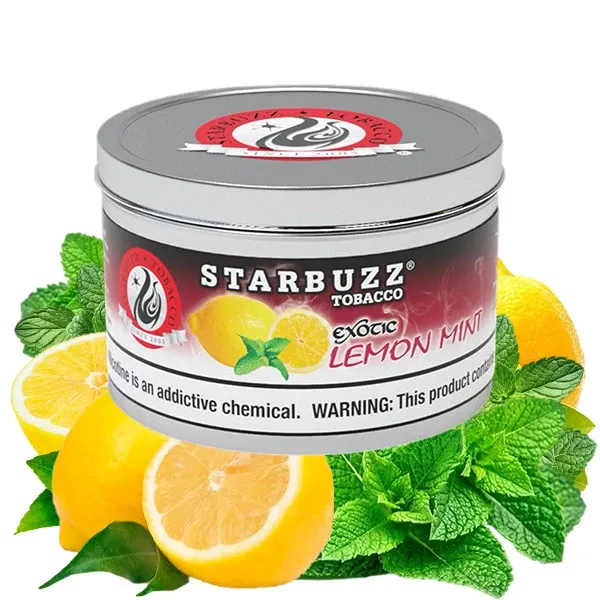 Starbuzz Exotic Hookah Tobacco - Lemon Mint 250 gr