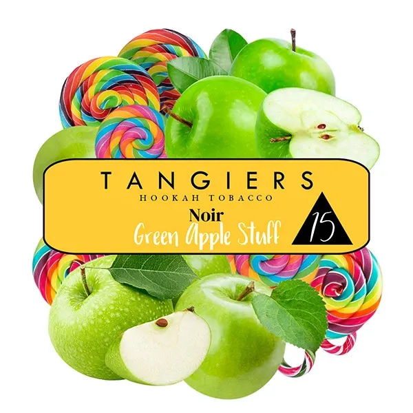 Tangiers Noir 15 - Green Apple Stuff (Lollipop, Green Apple) 250 gr
