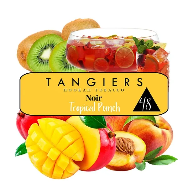 Tangiers Noir 48 - Tropical Punch (Peach, Mango & Kiwi) 100 gr