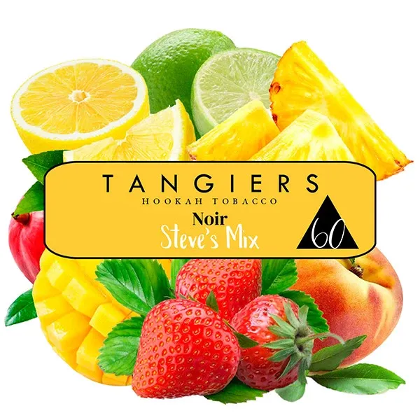 Tangiers Noir 60 - Steve's Mix (Pineapple, Strawberry, Lime, Lemon, Mango, Peach) 100 gr