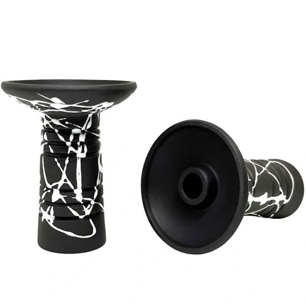 Clay Hookah Bowl Gusto - Alien Phunnel (White)