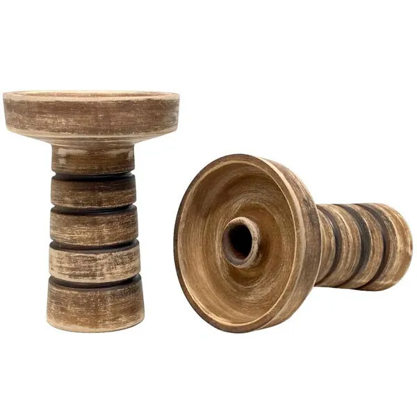 Clay Hookah Bowl Gusto - Harmony Phunnel Vintage (Brown)