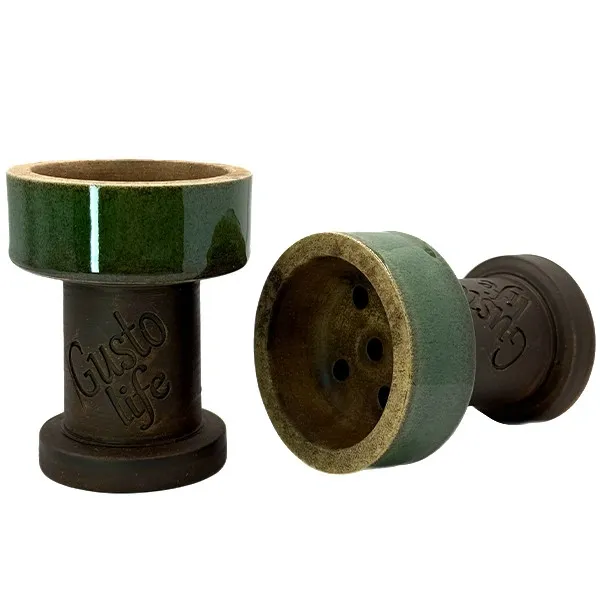 Clay Hookah Bowl Gusto - Rook Classic  (Green)