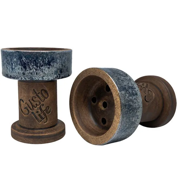 Clay Hookah Bowl Gusto - Rook Classic (Silver)
