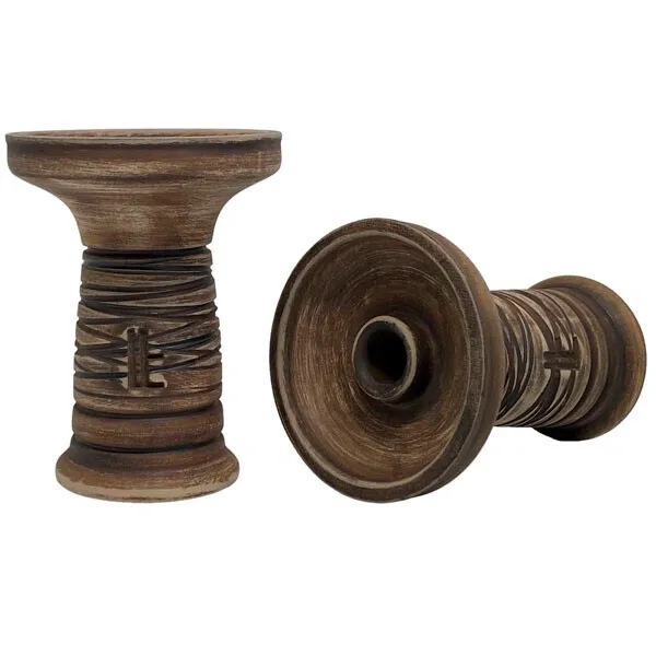 Clay Hookah Bowl Lavart - Aurora Milk Wood Phunnel