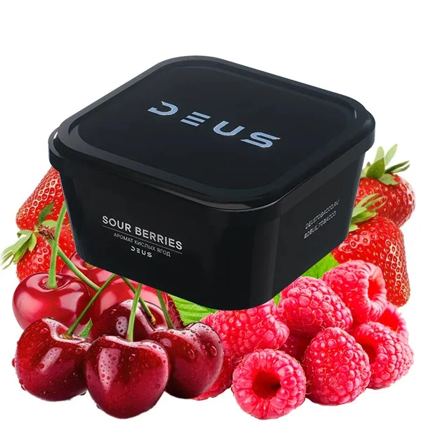 Deus Hookah Tobacco - Sour Berries 200 gr Deus Hookah Tobacco - Sour Berries 200 gr