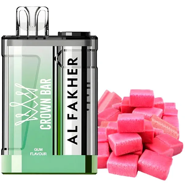 Disposable Pod Crown Bar 9000 Puffs - Gum Flavour (5%)